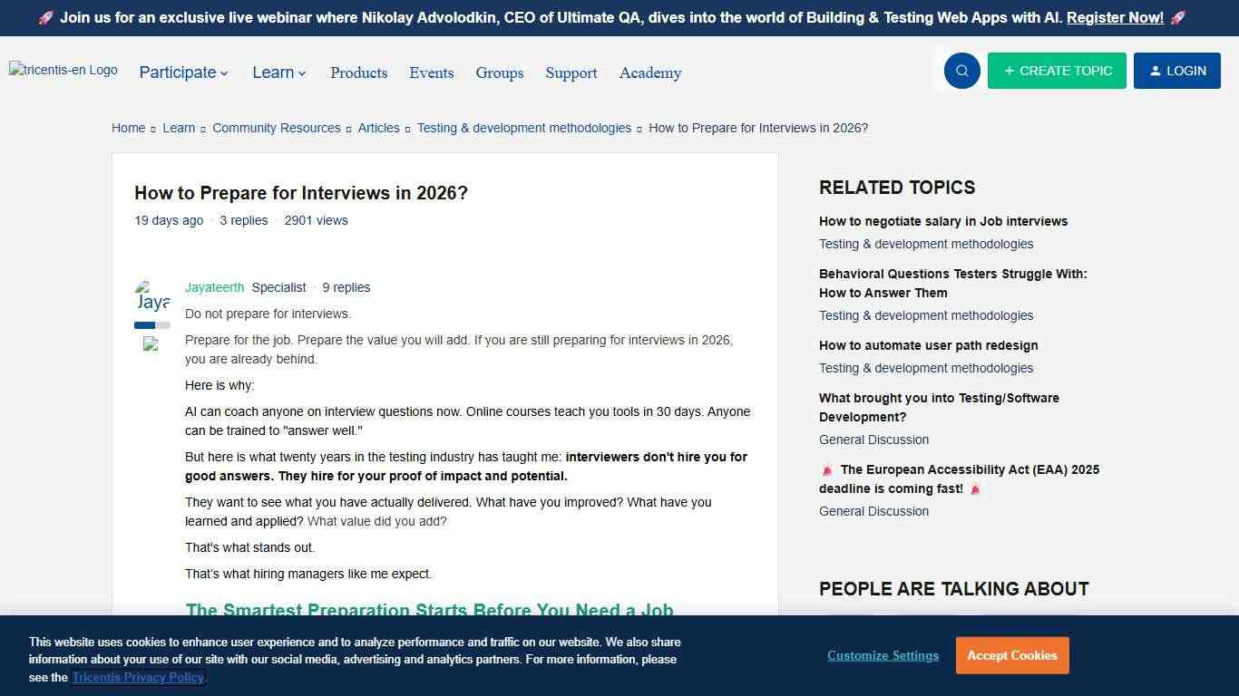 How to Prepare for Interviews in 2026? ShiftSync Community