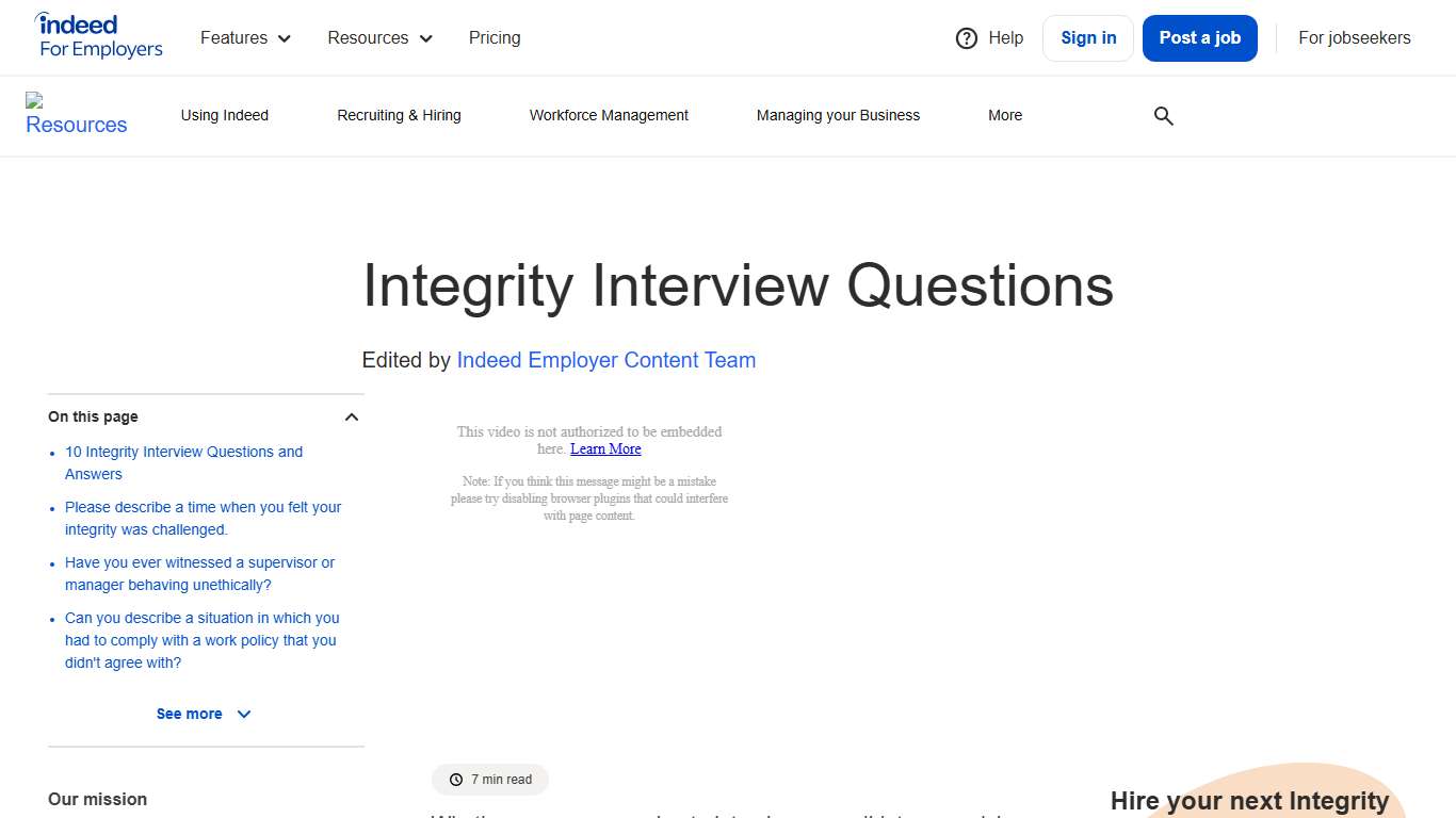 10 Integrity Interview Questions [Updated 2026]